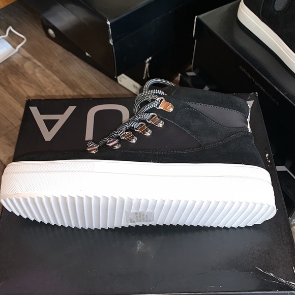 Aqua Womens Bash Suede High Top Sneakers - Picture 4 of 6